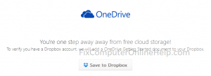 100gb of onedrive storage for dropbox users