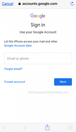 iphone add gmail email account