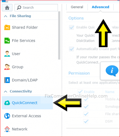 synology quick connect - advanced